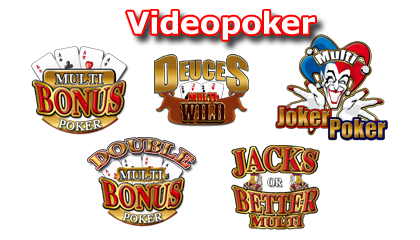 Videopoker - Vincita 800X - Puntata minima 0,05 Euro - Vincita massima da 8.000 Euro a 20.000 Euro